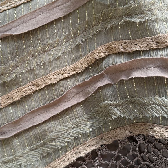 Sweet by Miss Me Brown Crochet Fringe Skirt - Picture 7 of 9